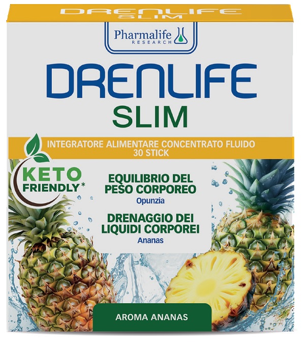 DRENLIFE SLIM ANANAS 30 STICK DA 10 ML - Farmastop