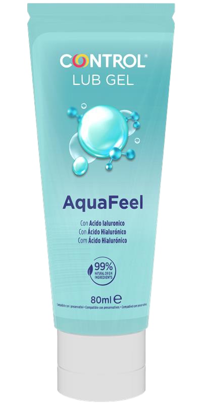 CONTROL AQUAFEEL LUBRIFICANTE 80 ML - Farmastop