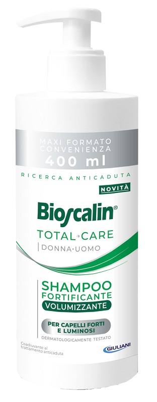 BIOSCALIN TOTAL CARE SHAMPOO FORTIFICANTE VOLUMIZZANTE 400 ML - Farmastop