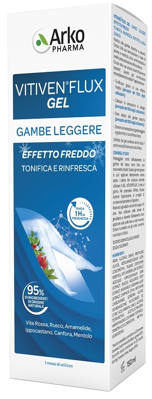 VITIVEN FLUX GEL EFFETTO FREDDO 150 ML - Farmastop