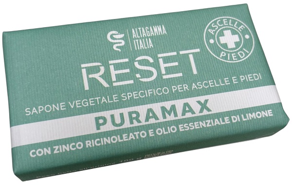 PURAMAX RESET SAPONE VEGETALE ASCELLE E PIEDI 100 G - Farmastop