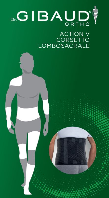 CORSETTO LOMBOSACRALE GIBAUD ORTHO ACTION V 3 - Farmastop