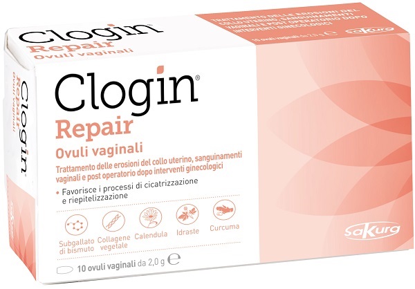 CLOGIN REPAIR 10 OVULI VAGINALI - Farmastop