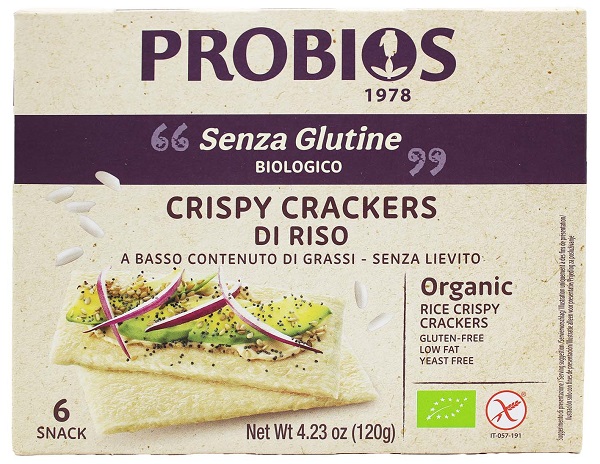 CRISPY CRACKERS RISO 6 PEZZI DA 20 G - Farmastop