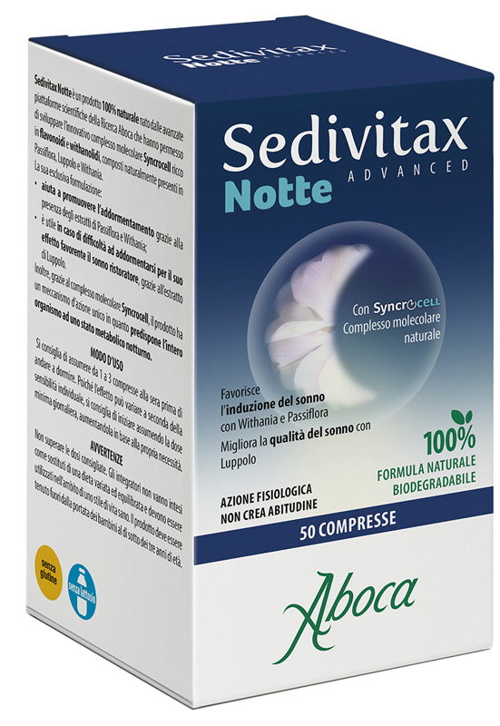 SEDIVITAX NOTTE ADVANCED 50 COMPRESSE - Farmastop