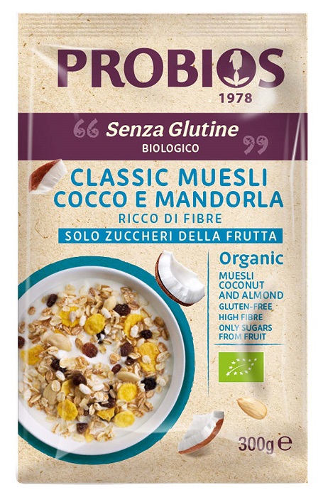 PROBIOS CLASSIC MUESLI COCCO E MANDORLA 300 G - Farmastop