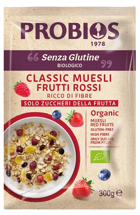 PROBIOS CLASSIC MUESLI FRUTTI ROSSI 300 G - Farmastop