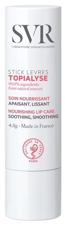 TOPIALYSE STICK LEVRES NOURISHING LIP CARE SOOTHING SMOOTHING 4,8 G - Farmastop