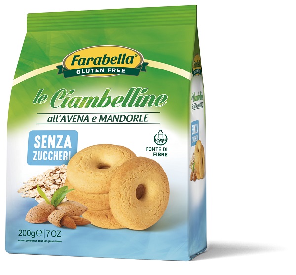 FARABELLA CIAMBELLINE SENZA ZUCCHERO ALL'AVENA E MANDORLE 200 G - Farmastop