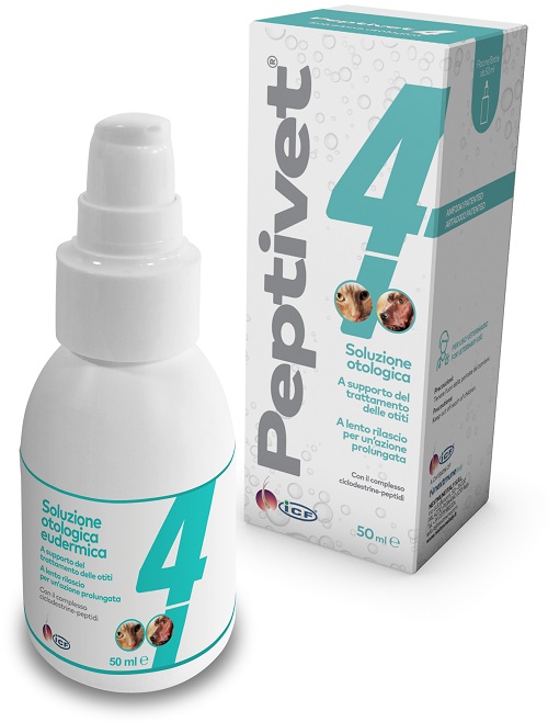 PEPTIVET 4 SOLUZIONE OTOLOGICA 50 ML - Farmastop