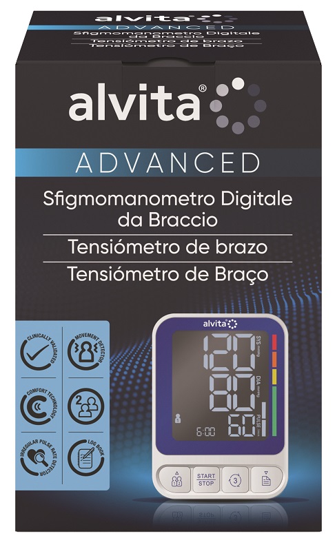 SFIGMOMANOMETRO DIGITALE DA BRACCIO ALVITA ADVANCED - Farmastop