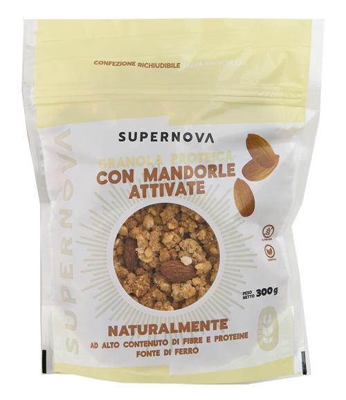 SUPERNOVA GRANOLA ORIGINAL MANDORLE ATTIVATE 300 G - Farmastop