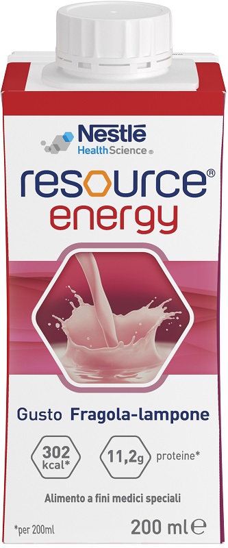 RESOURCE ENERGY FRAGOLA-LAMPONE 200 ML - Farmastop