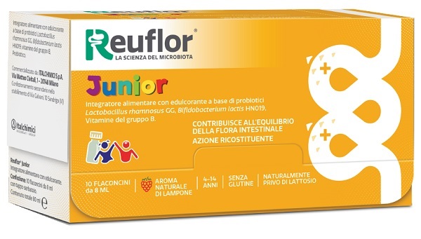 REUFLOR JUNIOR 10 FLACONCINI 8 ML - Farmastop