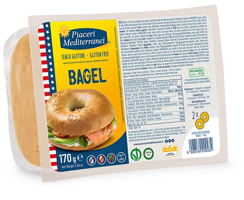 PIACERI MEDITERRANEI BAGEL 170 G - Farmastop