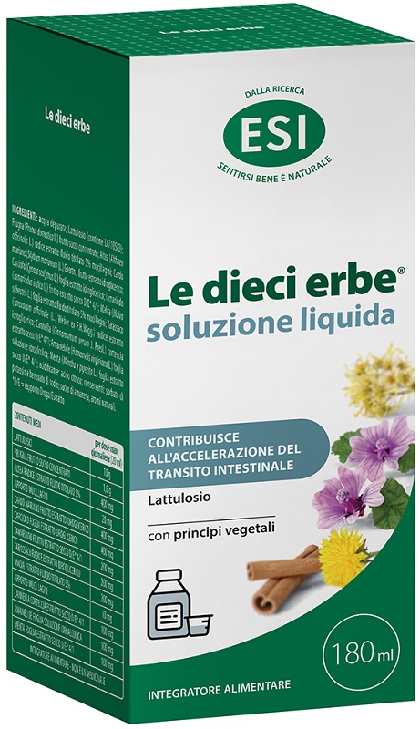 ESI LE DIECI ERBE SOLUZIONE LIQUIDA 180 ML - Farmastop