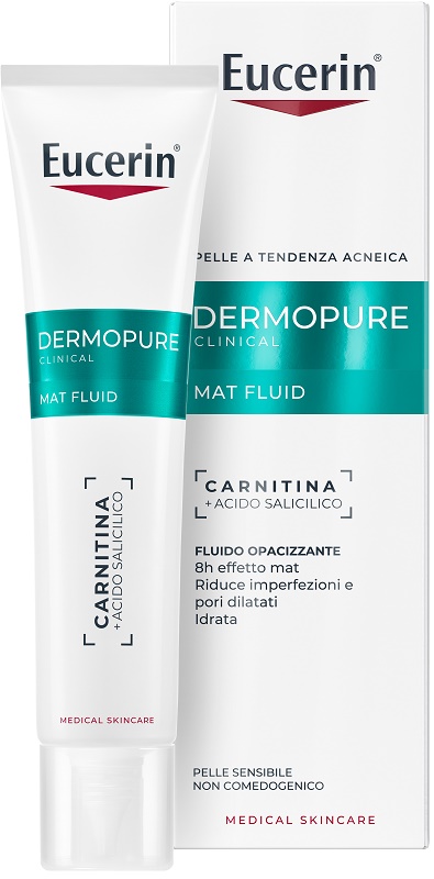 EUCERIN DERMOPURE CLINICAL FLUIDO OPACIZZANTE 40 ML - Farmastop