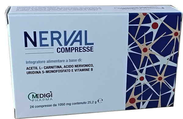 NERVAL 24 COMPRESSE DA 1050 MG - Farmastop