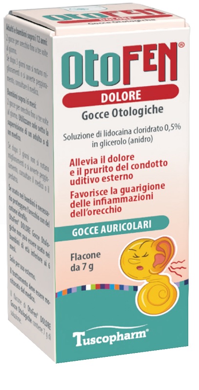 GOCCE OTOLOGICHE OTOFEN DOLORE 7 G - Farmastop