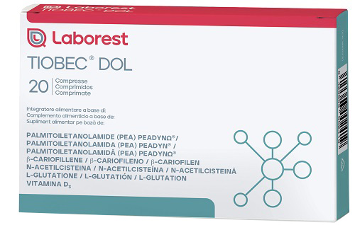 TIOBEC DOL 20 COMPRESSE NUOVA FORMULA - Farmastop