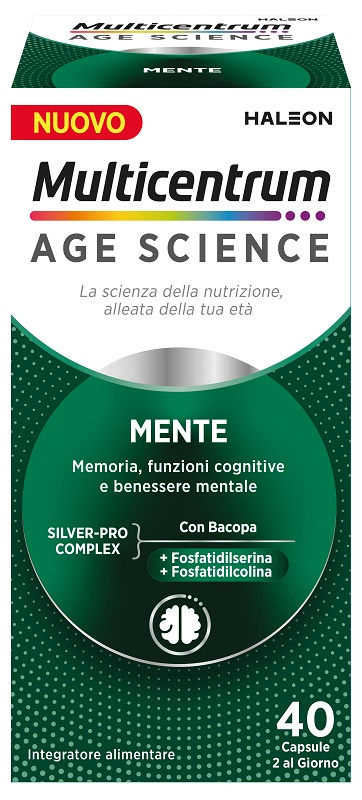 MULTICENTRUM AGE SCIENCE MENTE 40 CAPSULE - Farmastop