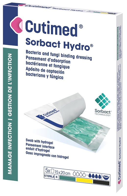 MEDICAZIONE IDROFOBICA CUTIMED SORBACT HYDRO 7,5X7,5 CM 10 PEZZI - Farmastop