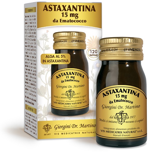 ASTAXANTINA 120 PASTIGLIE HEMATOCOCCUS PLUVIALIS - Farmastop