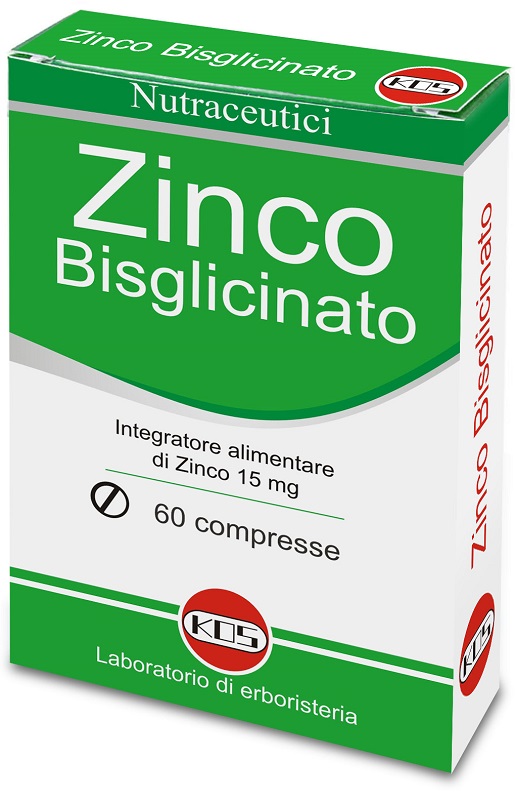 ZINCO BISGLICINATO 60 COMPRESSE - Farmastop