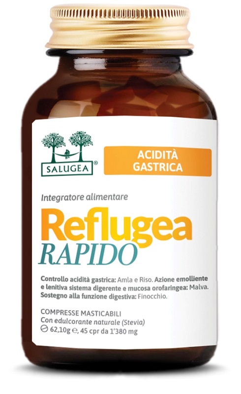 REFLUGEA RAPIDO SALUGEA 45 COMPRESSE MASTICABILI DA 1380 MG - Farmastop