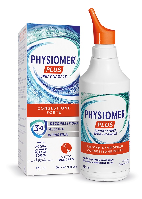 SPRAY NASALE PHYSIOMER PLUS GETTO DELICATO 135 ML - Farmastop
