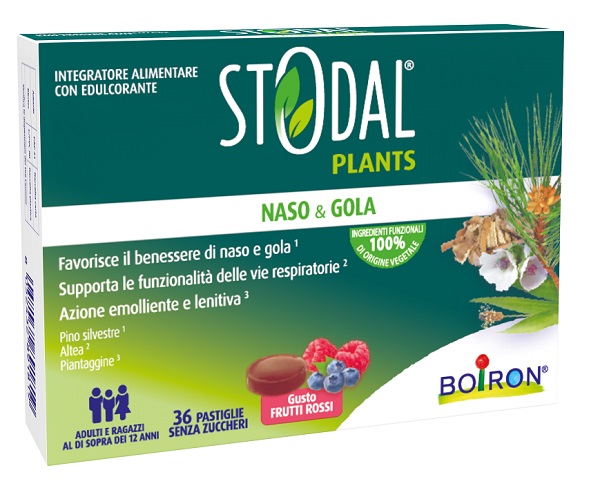 STODAL PLANTS FRUTTI ROSSI 36 PASTIGLIE SENZA GLUTINE NATURALMENTE PRIVO DI LATTOSIO - Farmastop