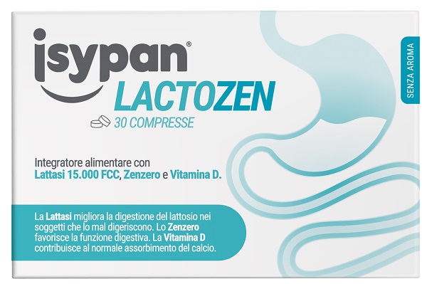 ISYPAN LACTOZEN 30 COMPRESSE DA 0,48 G SENZA AROMA SENZA GLUTINE SENZA LATTOSIO - Farmastop