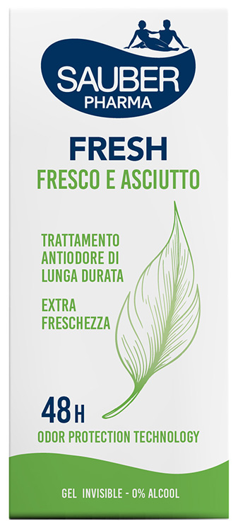 SAUBER DEO 48H FRESH FRESCO E ASCIUTTO GEL 30 ML - Farmastop