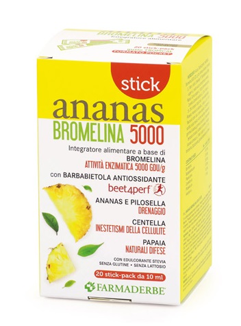 ANANAS BROMELINA 5000 20 STICK - Farmastop