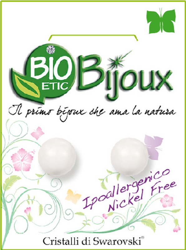 ORECCHINO PERLA 8 MM WHITE - Farmastop