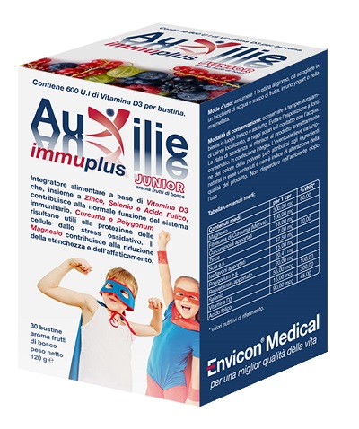 AUXILIE IMMUPLUS JUNIOR SOLUBILE 30 BUSTINE - Farmastop