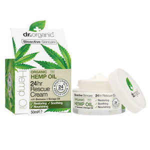DR ORGANIC HEMP OIL OLIO DI CANAPA RESCUE CREAM CREMA VISO 50 ML - Farmastop