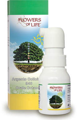 ARGENTO COLLOIDALE 940 ORALE CUTANEO FLOWERS OF LIFE - Farmastop