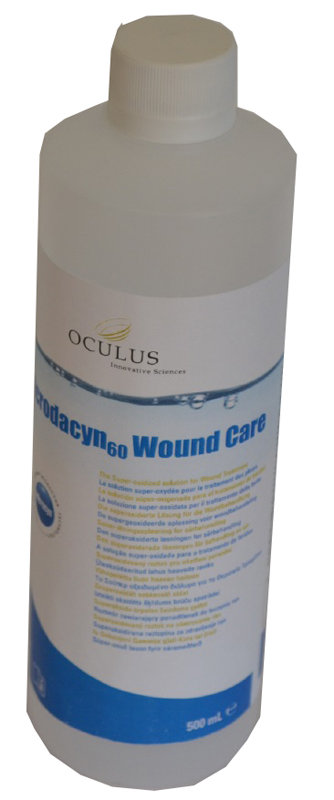 MEDICAZIONE STERILE SOLUZIONE SUPEROSSIDATA PER DETERSIONE FERITE MICRODACYN 60 WOUNDCARE 500 ML 1 PEZZO - Farmastop