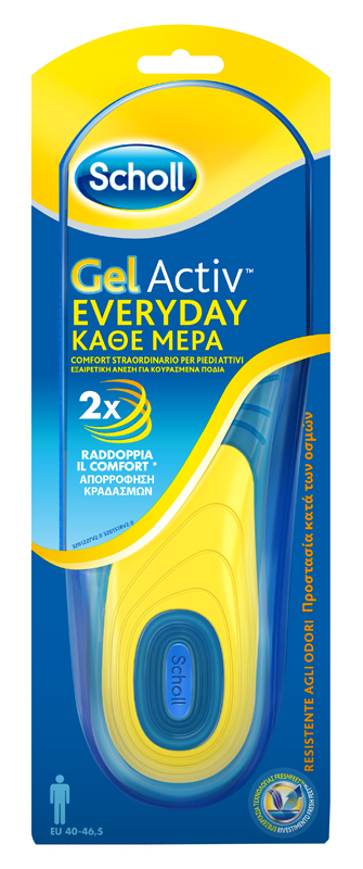 SCHOLL GEL ACTIV EVERYDAY UOMO - Farmastop