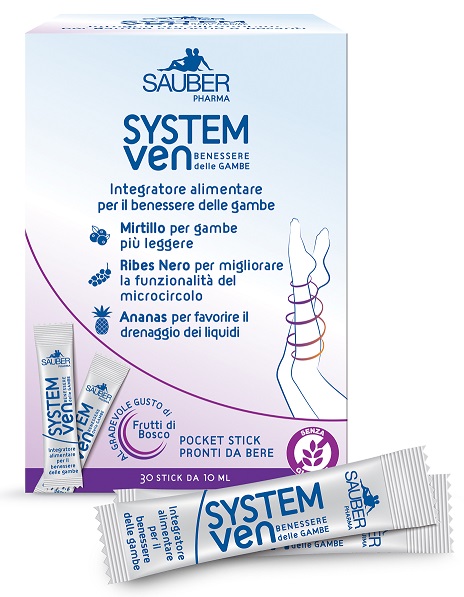 SAUBER SYSTEM VEN 30 STICK 10 ML - Farmastop