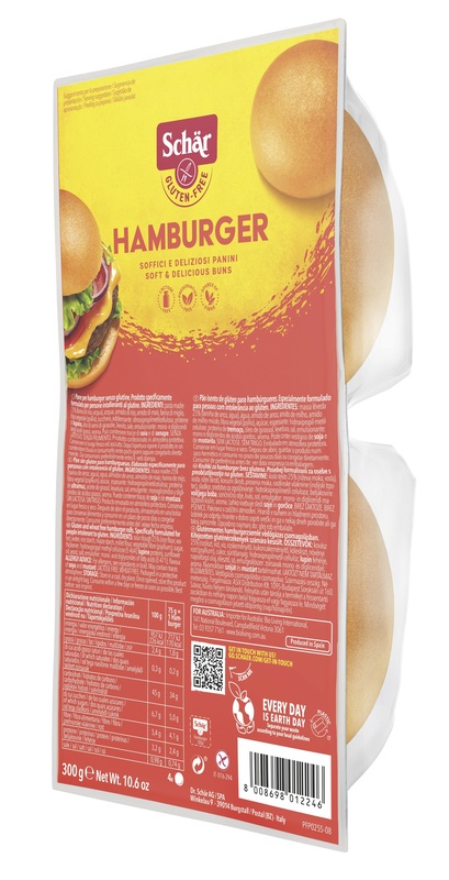 SCHAR PANINI HAMBURGER 4X75G - Farmastop