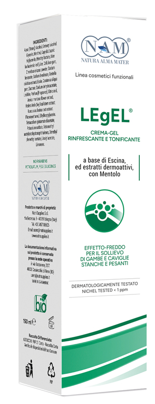 LEGEL CREMA-GEL RIFRESCANTE E TONIFICANTE PER GAMBE 150 ML - Farmastop