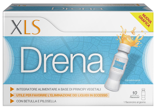 XLS DRENA 10 FLACONCINI X 10 ML - Farmastop