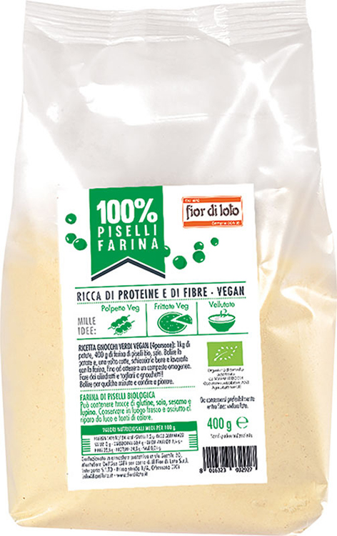 FIOR DI LOTO FARINA DI PISELLI BIO 400 G - Farmastop
