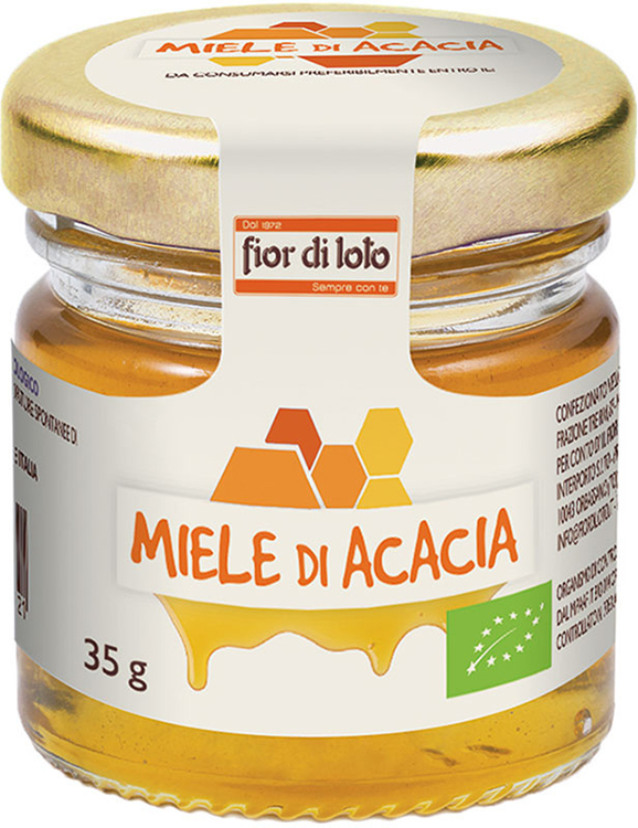 FIOR DI LOTO MINI MIELE DI ACACIA BIO 35 G - Farmastop