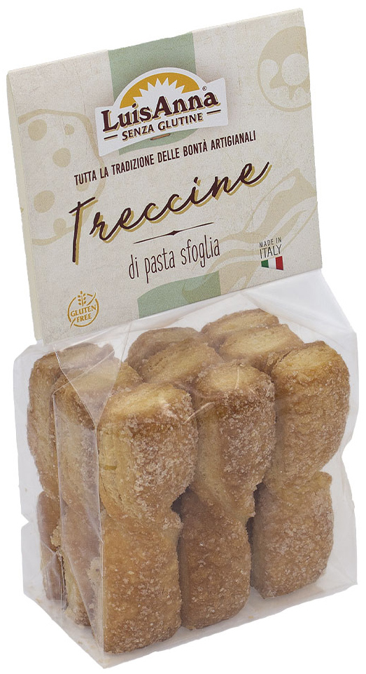 BISCOTTI SFOGLIA TRECCINE 130 G - Farmastop