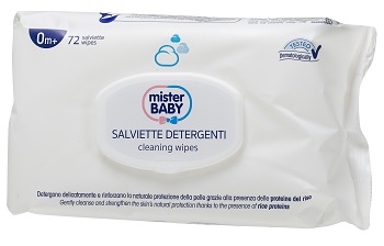 MISTER BABY SALVIETTE DETERGENTI 72 PEZZI - Farmastop
