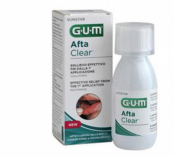GUM AFTACLEAR RINSE 120 ML COLLUTORIO - Farmastop