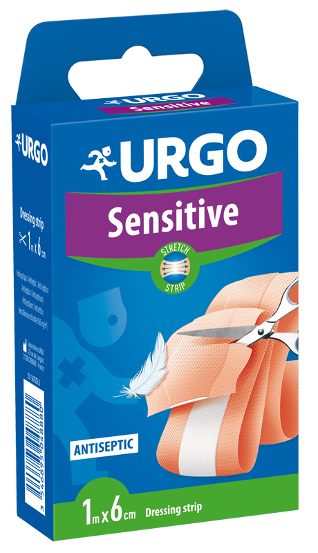 CEROTTO DA TAGLIARE URGO SENSITIVE STRETCH MT 1 X 6 CM - Farmastop